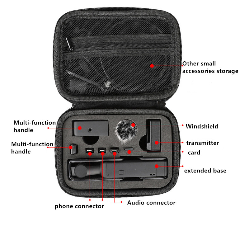 포켓 카메라 휴대용 케이스 핸드백 손잡이/송신기/어댑터 - Drone Gimbal Case 리뷰 및 가격