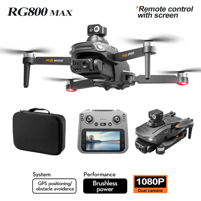 새로운 RG800 MAX 드론 1080P HD 카메라  - Drone Gimbal 2 Axis 리뷰 및 가격