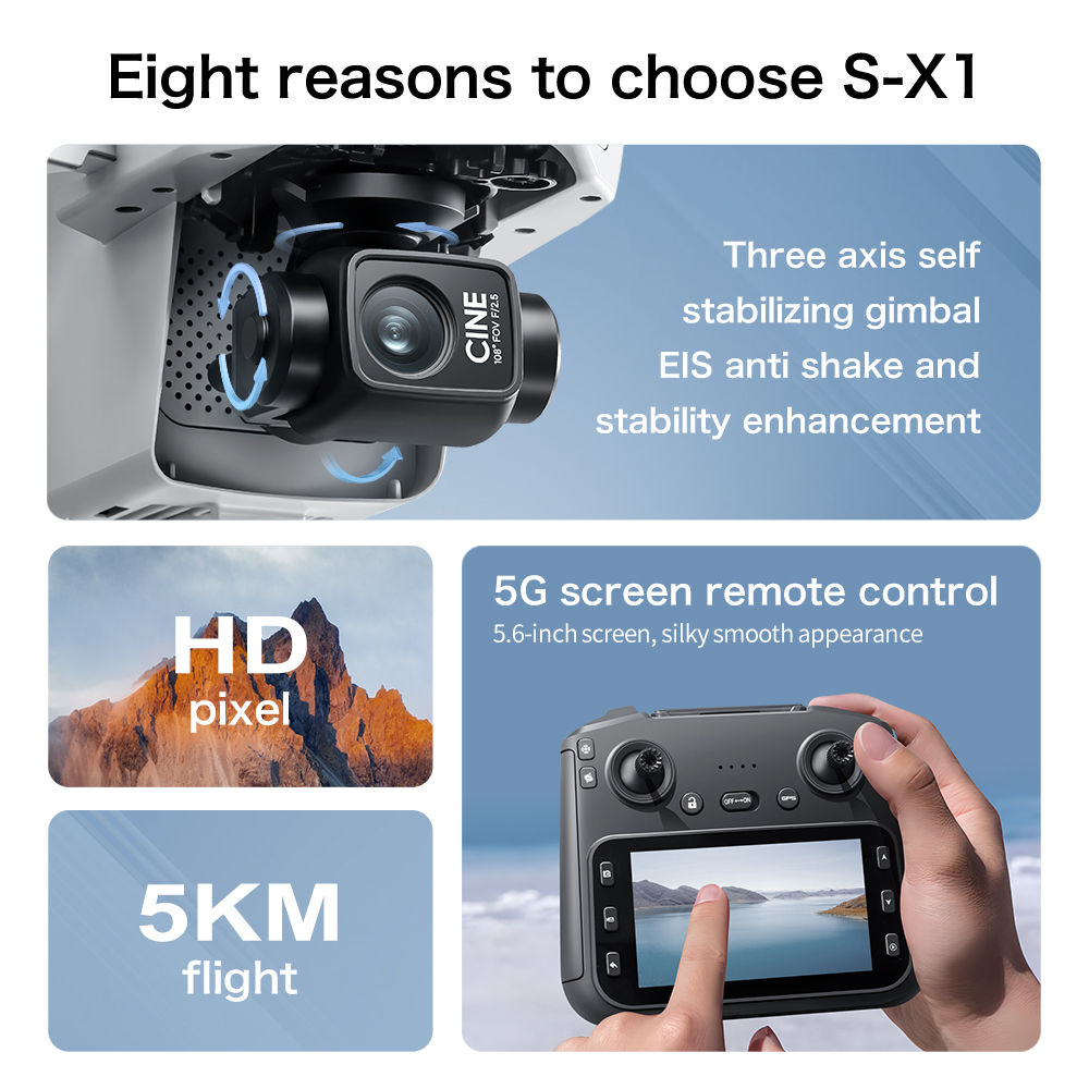 탑딜 S-X1 MAX GPS 드론 3축 짐벌 4K UH - Drone Gimbal 3 Axis 리뷰 및 가격