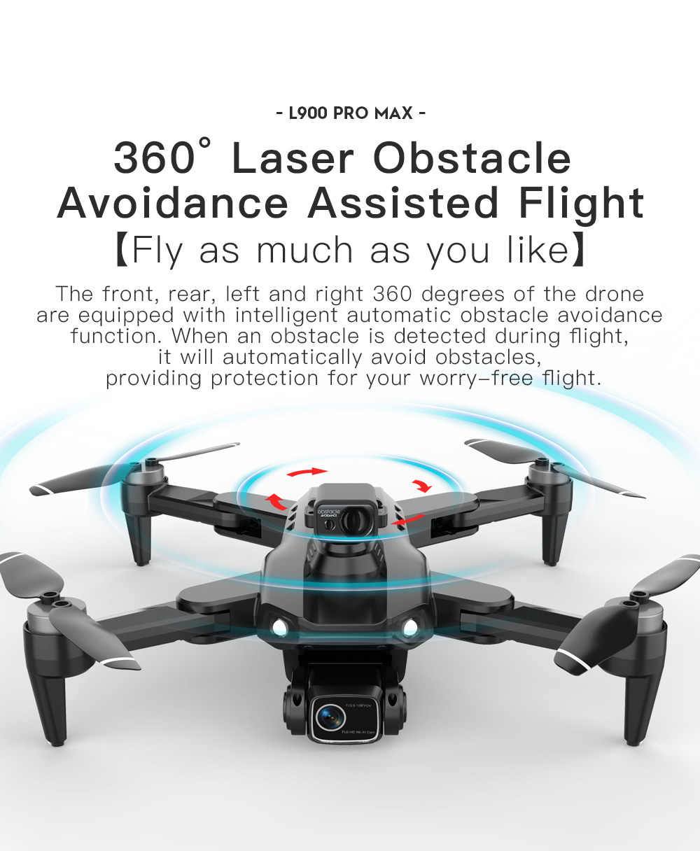 LYZRC L900 PRO MAX 레이저 장애물 회피  - Drone Gimbal 2 Axis 리뷰 및 가격